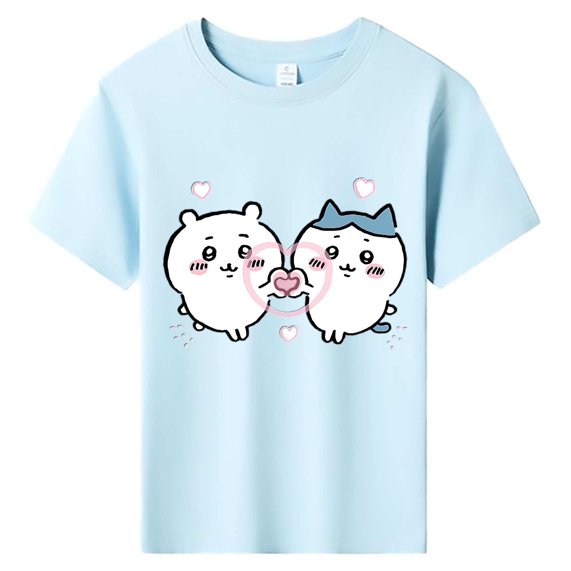 （画像用） ちいかわ ちいかわ Chii-kawa chiikawa 綿100％キッズTシャツ（フロントプリント）